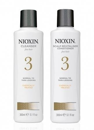 Nioxin Zestaw Leczniczy Przeciw Wypadaniu System 3 Szampon 300ml Odżywka 300ml