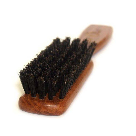 Gorgol Szczotka Drewniana Podłużna 5R z Naturalnym Włosiem z Dzika, Ciemna 0614230