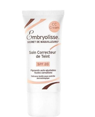 Embryolisse CC Cream Complexion Correcting Care, Korygujący Krem CC z Filtrem Ochronnym SPF20, 30ml