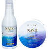 Diana Beauty Nano Care Blue Mask & Shampoo Odżywcza Maska i Szampon po Nanoplastii, Keratynie, 300ml + 300g