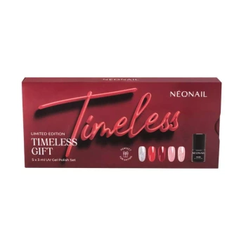 Neonail Zestaw 5 x Lakier Hybrydowy Mini Timeless Gift, 5 Ponadczasowych Lakierów Hybrydowych Mini