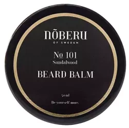 Noberu No.101 Sandalwood Beard Balm, Balsam do Pielęgnacji Brody, Zwiększa Gęstość 50ml