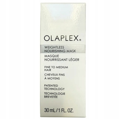 Olaplex Weightless Nourishing Mask, Lekka i Odżywiająca Maska do Włosów, Objętość i Nawilżenie, 30ml