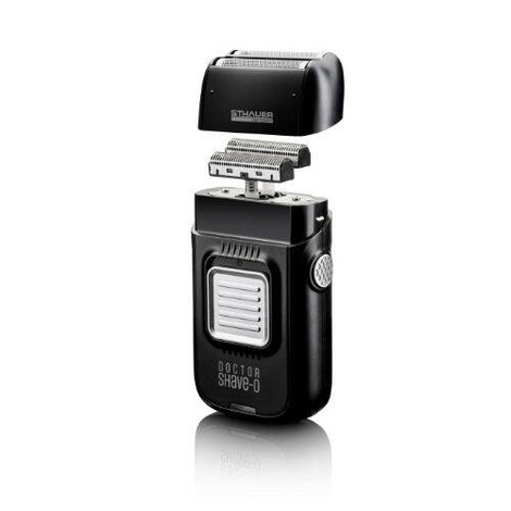 STHAUER DOCTOR SHAVE-0, Bezprzewodowa Golarka Foliowa z Podwójnym Ostrzem