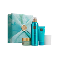 Rituals Ritual Of Karma Medium, Pianka Pod Prysznic, Peeling, Krem do Ciała - Zestaw Upominkowy
