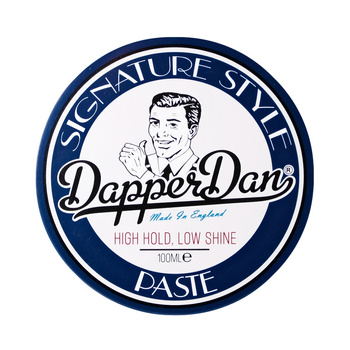 Dapper Dan Signature Paste High Hold Low Shine, Mocna Matowa Pasta do Modelowania Włosów, 100ml
