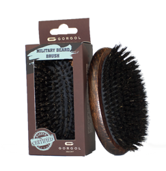 Gorgol Szczotka Kartacz Military do Brody Drewno Bukowe Włosie 100% z Dzika 1701930T