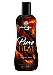Australian Gold Pure Heat Bronzing Lotion, Mocny Wzmacniacz Opalenizny, Bronzer, Ciemny Brąz, 250ml