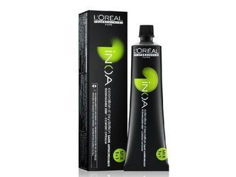 L'Oreal INOA, Farba do włosów, Różne Kolory 60g 6.46 - Ciemny Blond - Miedziano Czerwony