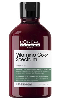L'Oreal Vitamino Color Spectrum, Zielony Szampon do Włosów Farbowanych, 300ml