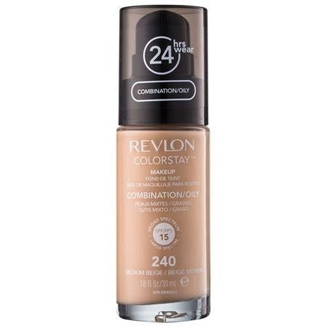 Revlon Colorstay Makeup Medium Beige Colorstay 240 Podkład w Płynie dla Cery Tłustej i Mieszanej 30ml