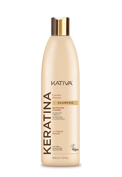 Kativa Keratina, Cystein, Protein Shampoo, Szampon z Keratyną, Cysteiną i Proteinami do Włosów Zniszczonych, 1000ml