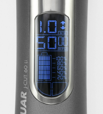 Jaguar J-Cut 60 Li Clipper Maszynka Bezprzewodowa z Wyświetlaczem LCD