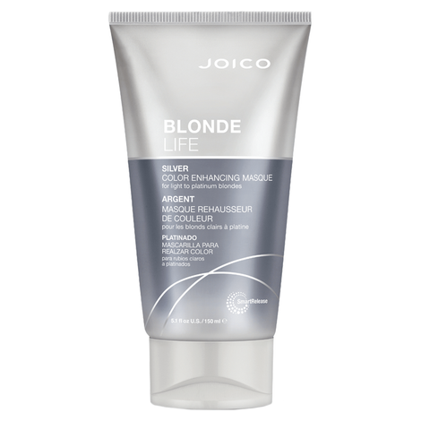 Joico Blonde Life Color Enhancing Masque Silver, Odżywcza Maska Tonująca do Włosów Blond 150ml