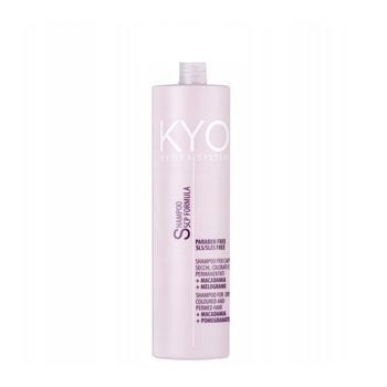 KYO Hydra Dry Coloured Hair Shampoo, Szampon Nawilżający do Włosów Suchych z Olejkiem Macadamia, 500ml