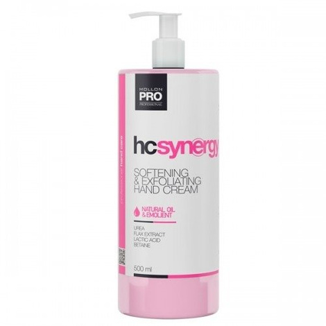 Mollon Pro Hcsynergy Softening & Exfoliating Hand Cream Profesjonalny Krem Zmiękczający do Pielęgnacji Dłoni i Paznokci 250ml