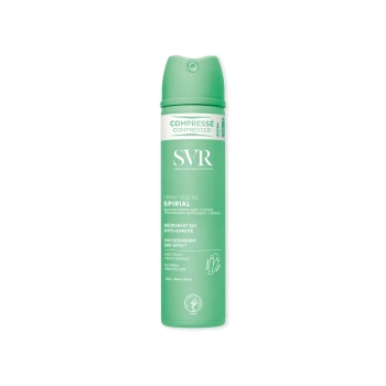 SVR Spirial Spray Vegetal, Dezodorant w Spray’u Bez Soli Aluminium Zapewniający 48 Godzinną Ochronę, 75ml
