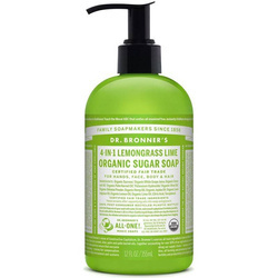 Dr. Bronner's Organic Sugar Soap Lemongrass Organiczny Żel Pod Przysznic 355ml