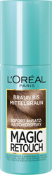 L'Oreal Magic Retouch Medium Brown, Spray Tuszujący Odrosty 75ml - średni brąz
