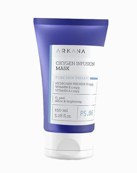 Arkana Oxygen Infusion Mask, Maska Dotleniająca i Usuwająca Martwy Naskórek, 150ml
