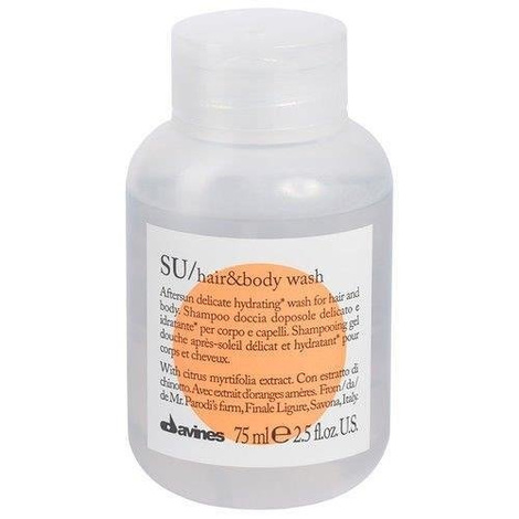 Davines Su Hair & Body Wash Szampon do Włosów Wystawionych na Działanie Słońca Chloru i Soli 75ml