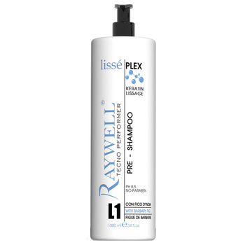 Raywell Keratin Lissage Pre Shampoo, Szampon Wygładzający Przed Zabiegami Prostowania, 1000ml