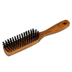Bluebeards Revenge Vegan Beard Brush, Drewniana Szczotka do Brody z Włosiem Syntetycznym
