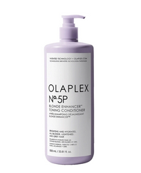Olaplex No. 5P Blonde Toning, Fioletowa Odżywka Odbudowująca do Wszystkich Rodzajów Włosów, Niweluje Żółte Refleksy, 1000ml