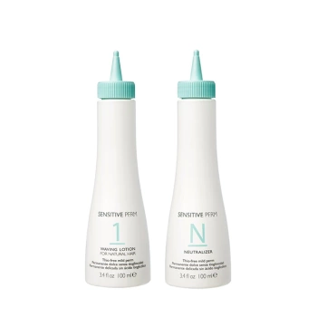 No Inhibition Sensitive Perm 1, Zestaw do Trwałej Ondulacji, 2x 100ml