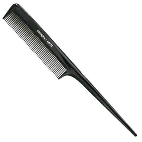 Denman Tail Comb DPC2 Black 205mm, Grzebień do Modelowania Włosów