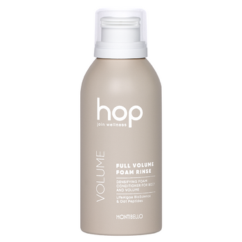 Montibello HOP Full Volume Foam Rinse, Odżywka w Piance Nadająca Objętość do Włosów Cienkich, 150ml