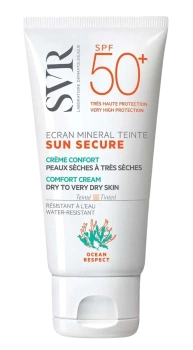 SVR Sun Secure, Krem Mineralny, Ochronny, Maskujący Niedoskonałości Twarzy SPF 50+, Cera Sucha 60g