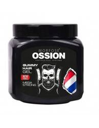 Morfose Ossion Barber Gummy Hair Gel, Bardzo Mocny Żel do Włosów, 750ml