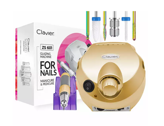 Clavier Profesjonalna Frezarka do Manicure i Pedicure ZS-601(DM202) 65Wat, Złota
