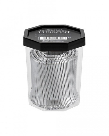 Lussoni Waved Hair Grips Wsuwki do Włosów Dł. 6 cm Srebrne Proste 250 szt.