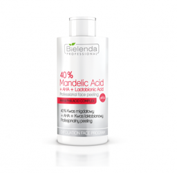 Bielenda Professional 40 % Mandelic Acid + Aha + Lactobionic Acid 40 % Kwas Migdałowy + Aha + Kwas Laktobionowy Profesjonalny Peeling. 150g