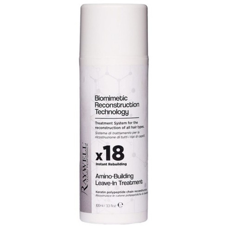 Raywell X18 Amino-Building Leave-in Treatment, Odbudowa Molekularna Włosów, 100ml