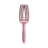 Olivia Garden Finger Brush Amazonki Combo Medium Soft Pink, Szczotka do Rozczesywania Włosów i Masażu, Włosie Dzika