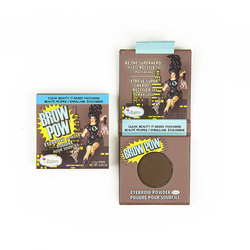 TheBalm Brow Pow Eyebrow Powder Dark Brown, Puder do Brwi, Ciemny Brąz, 1,2g