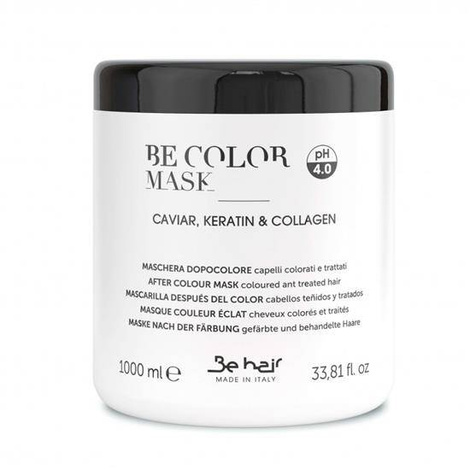 Be Color Mask - Maska po Koloryzacji dla Włosów Farbowanych z Kawiorem, Keratyną i Kolagenem 1000ml