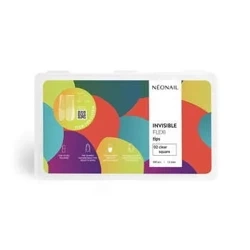 NeoNail Tipsy Elastyczne Do Przedłużania Paznokci Invisible Flexi Tips 02 Clear Square 300 szt.