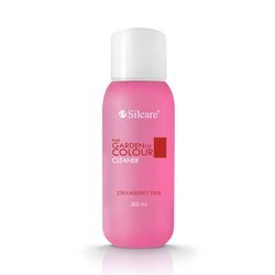Silcare Garden Of Colour Cleaner Kosmetyczny Do Odtłuszczania Paznokci, Zapach Strawbery Pink, 300ml