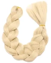 Włosy Syntetyczne do Warkoczyków Długość 120cm -Jasny Blond (A613)