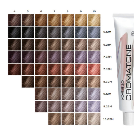 Montibello Cromatone Farba do Włosów, Cała Paleta 60ml