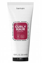 Kemon Curly Hair Mask, Nawilżająca i Wzmacniająca Maska z Aloesem do Włosów Kręconych, 200ml