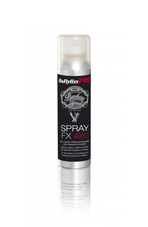 BaByliss PRO Spray FX 4w1 Płyn do Dezynfekcji w Sprayu Oczyszcza Smaruje Dezynfekuje i Schładza Ostrza Maszynek 150ml