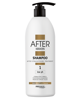 Prosalon After Keratin Shampoo, Delikatny Szampon po Keratynowym Prostowaniu Włosów, 500ml