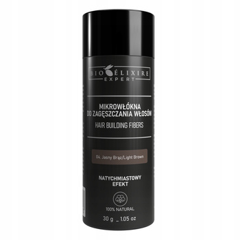 Bioelixire Expert Mikrowłókna do Zagęszczania i Objętości Włosów Jasny Brąz, 30g
