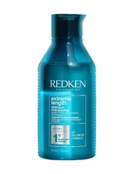 Redken Extreme Length Shampoo, Szampon z Biotyną Wzmacniający Włosy, 300ml