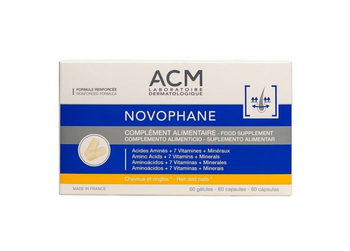 ACM Laboratories Novophane Food Supplement, Suplement Diety Przeciw Wypadaniu Włosów, 60szt.